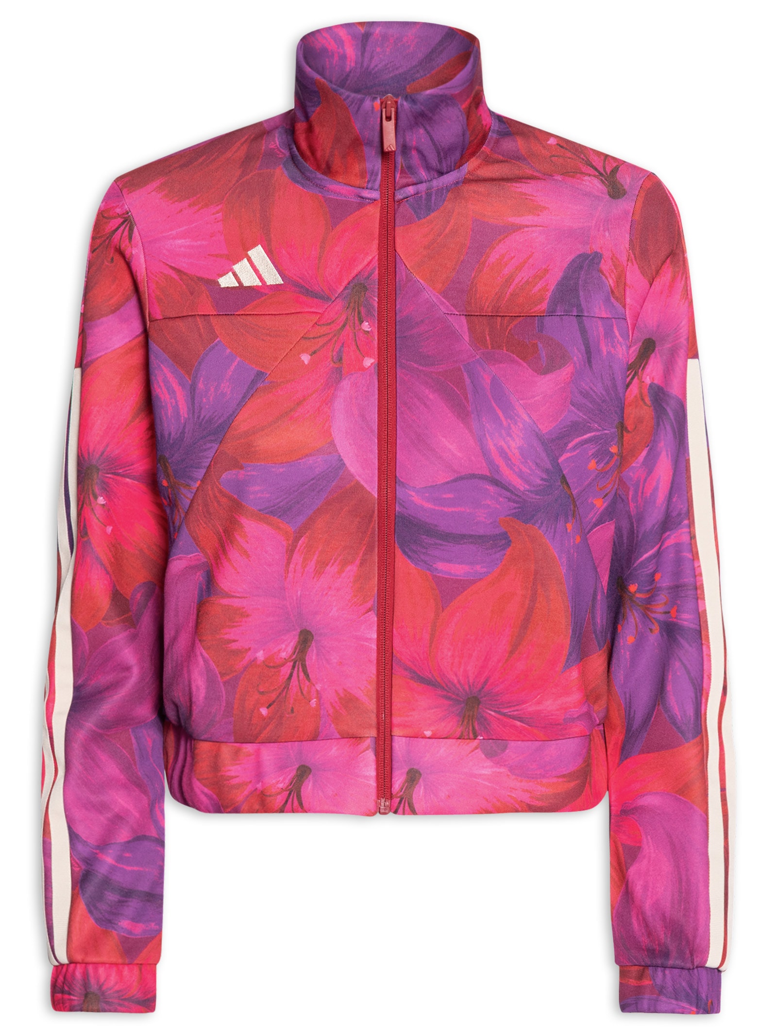 Jaqueta Feminina Tiro TT Rosa Adidas + Farm