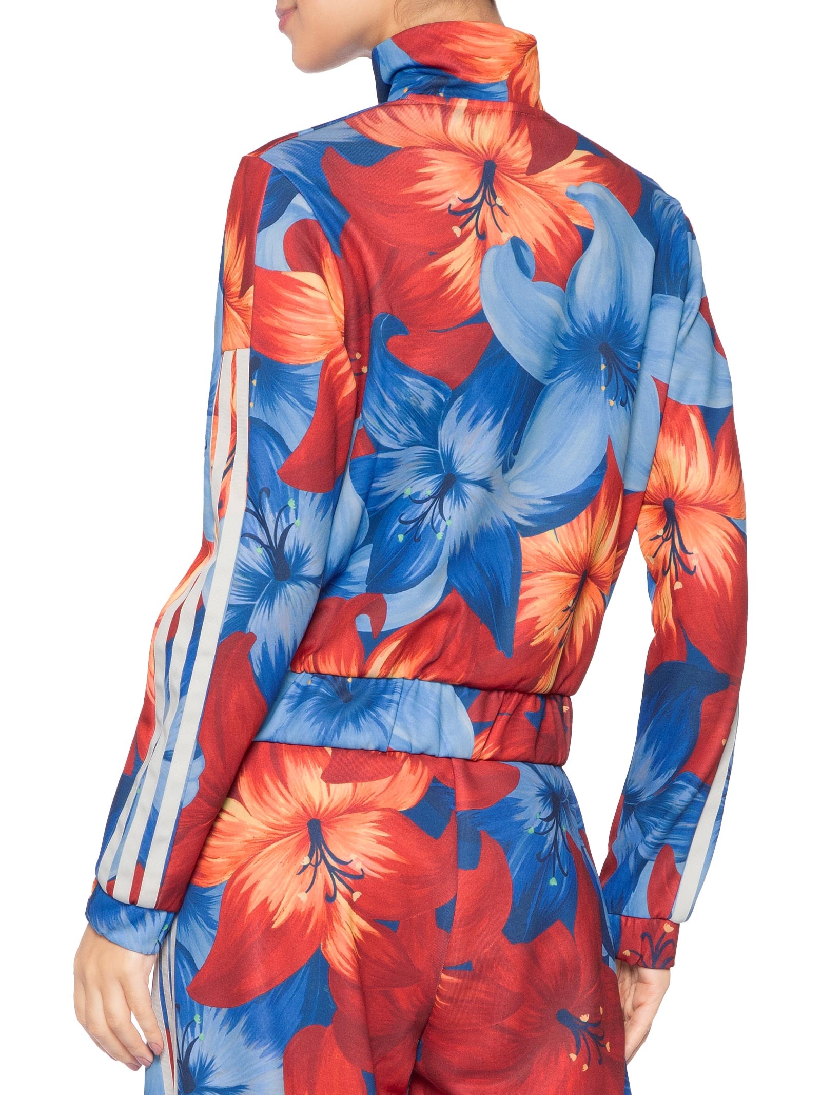 Jaqueta Feminina Tiro TT Vermelho Adidas + Farm