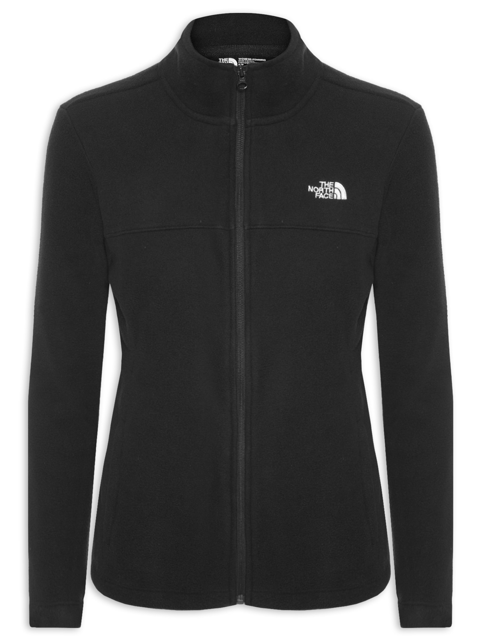 Jaqueta Feminina Tka Glacier Full Zip Preto The North Face