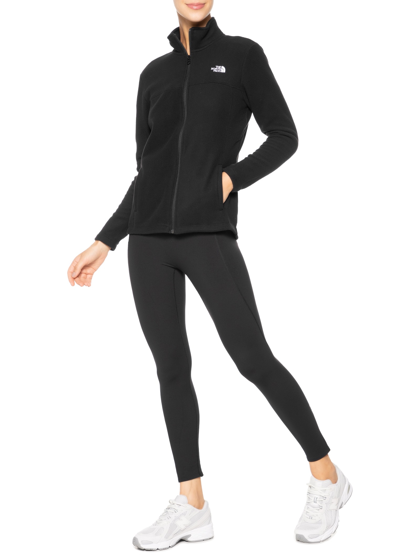 Jaqueta Feminina Tka Glacier Full Zip Preto The North Face