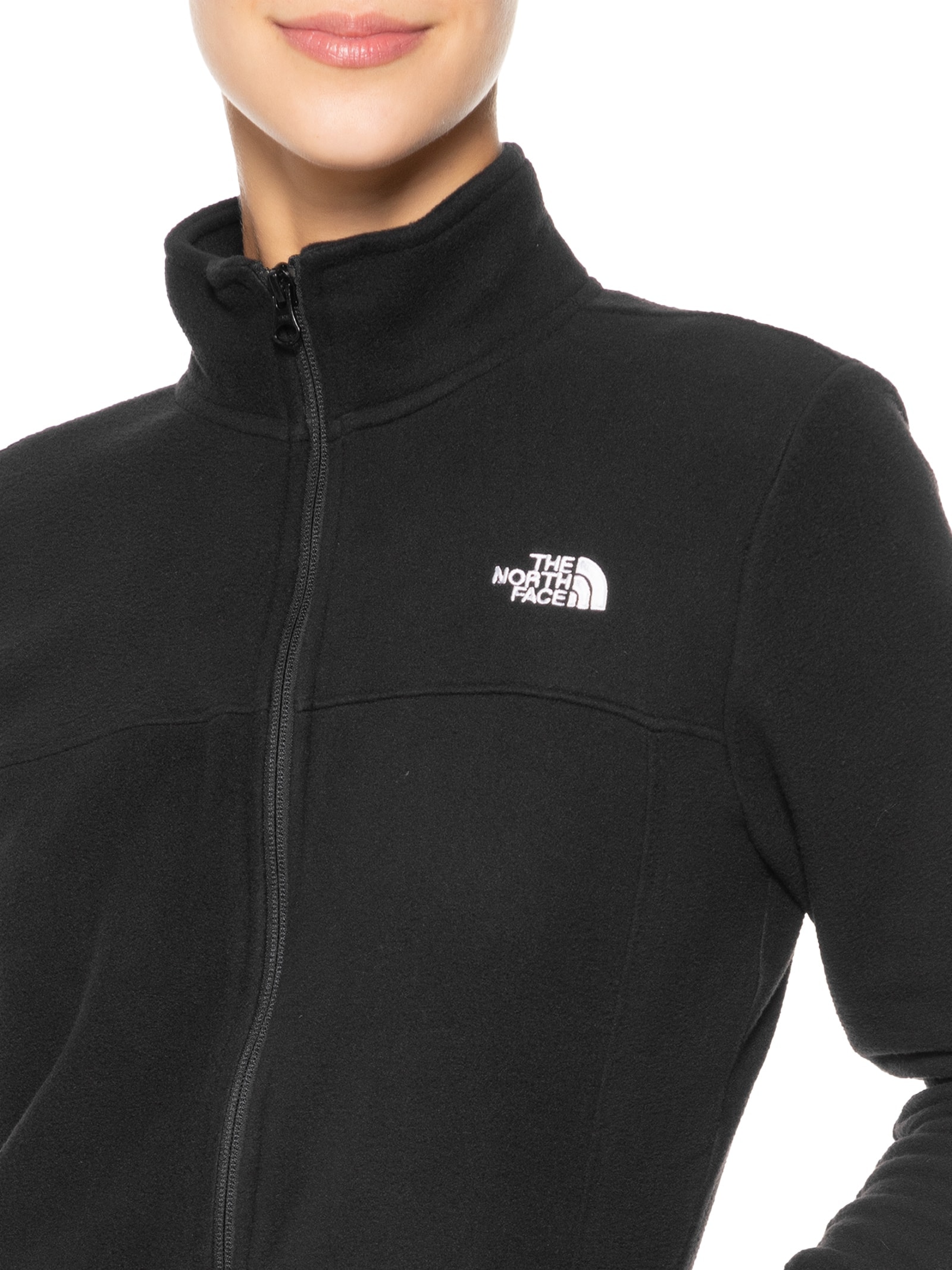 Jaqueta Feminina Tka Glacier Full Zip Preto The North Face