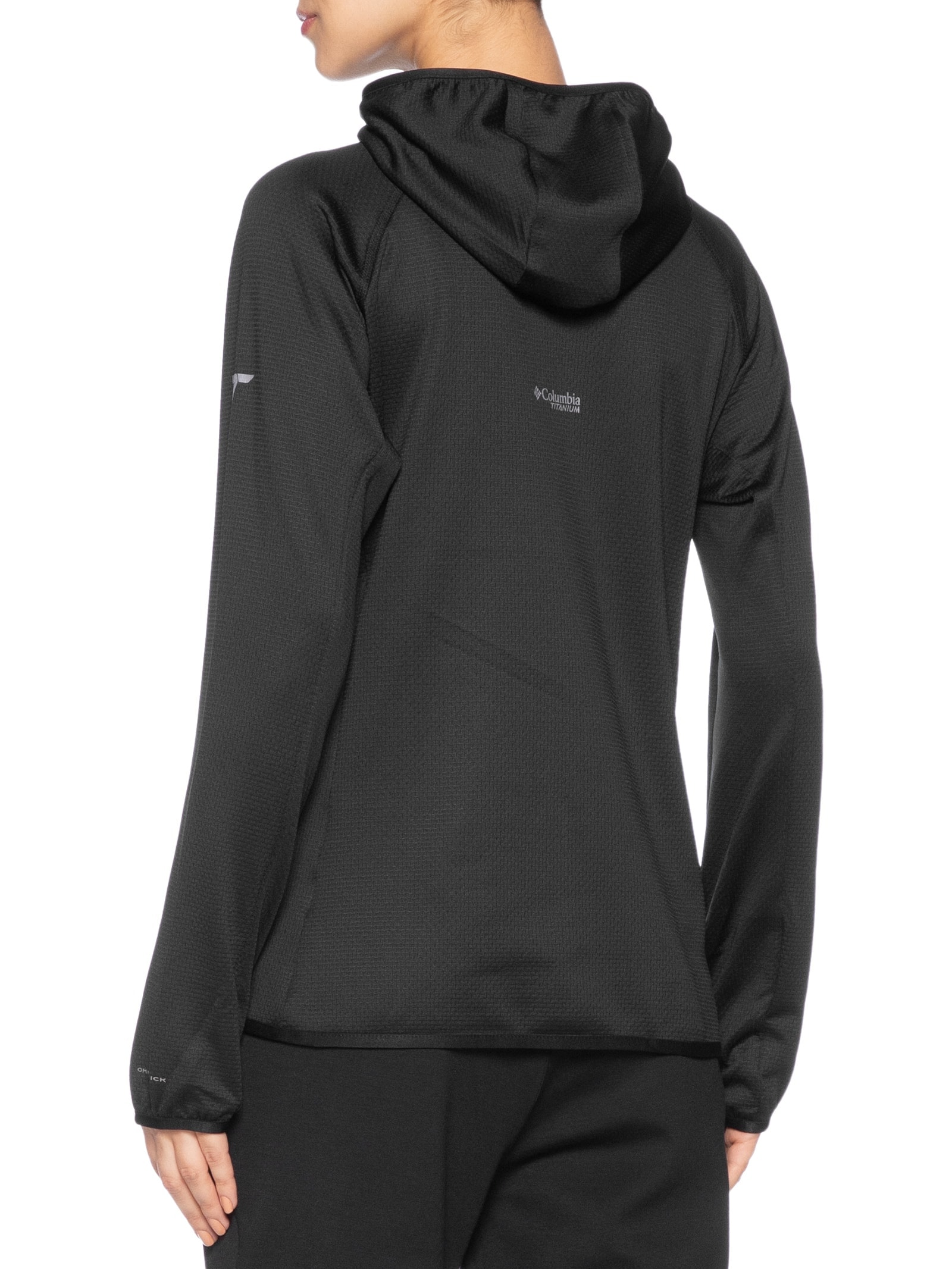 Jaqueta Feminina Triple Canyon™ Grid Fleece Hooded Fz Preto Columbia