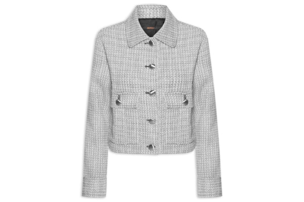 Jaqueta Feminina Tweed - Preto