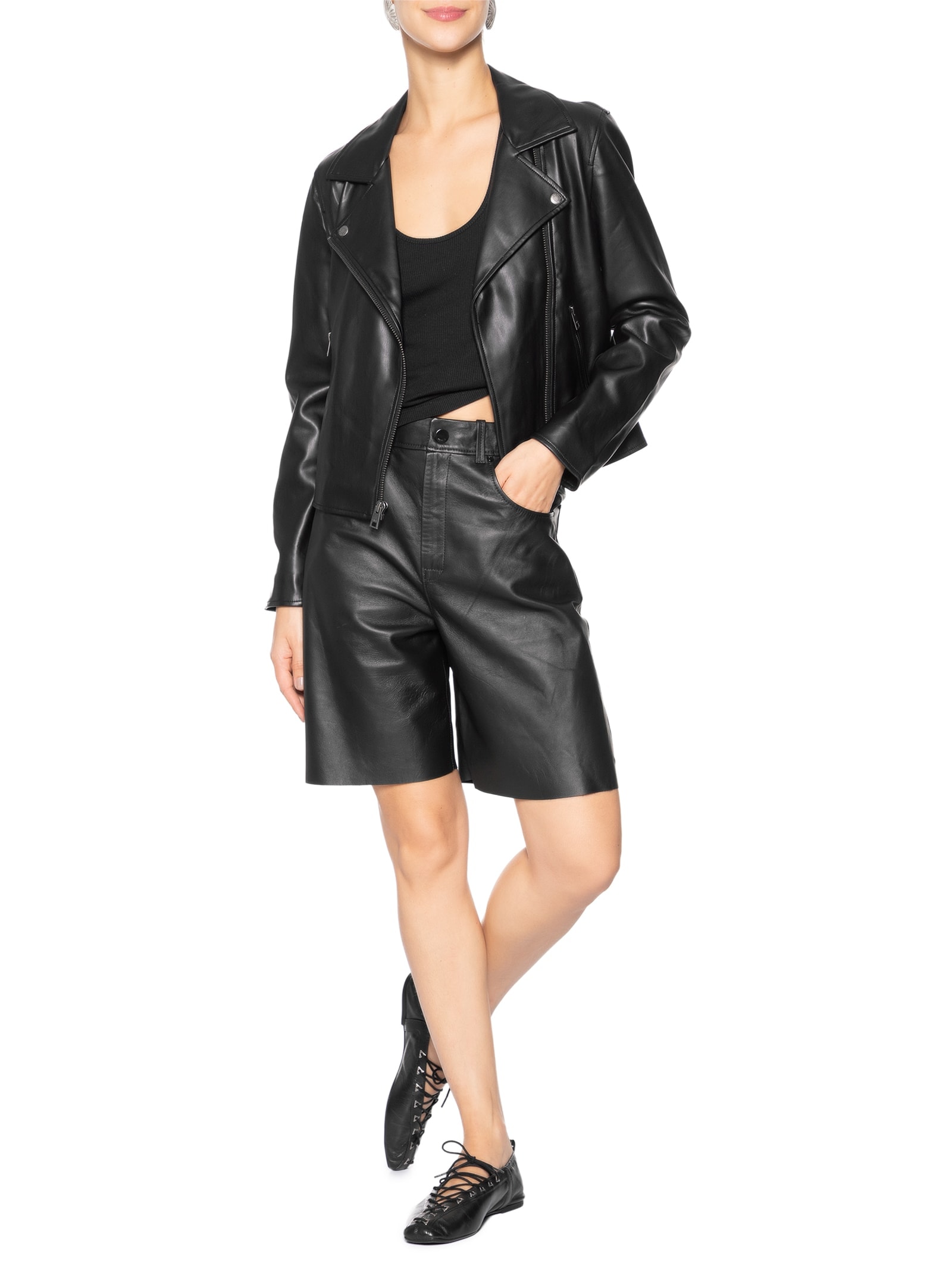 Jaqueta Feminina Upc Clean Moto Preto Levi's