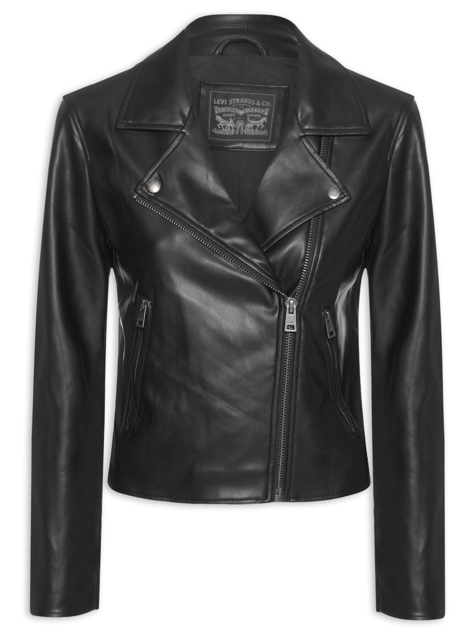Jaqueta Feminina Upc Clean Moto Preto Levi's