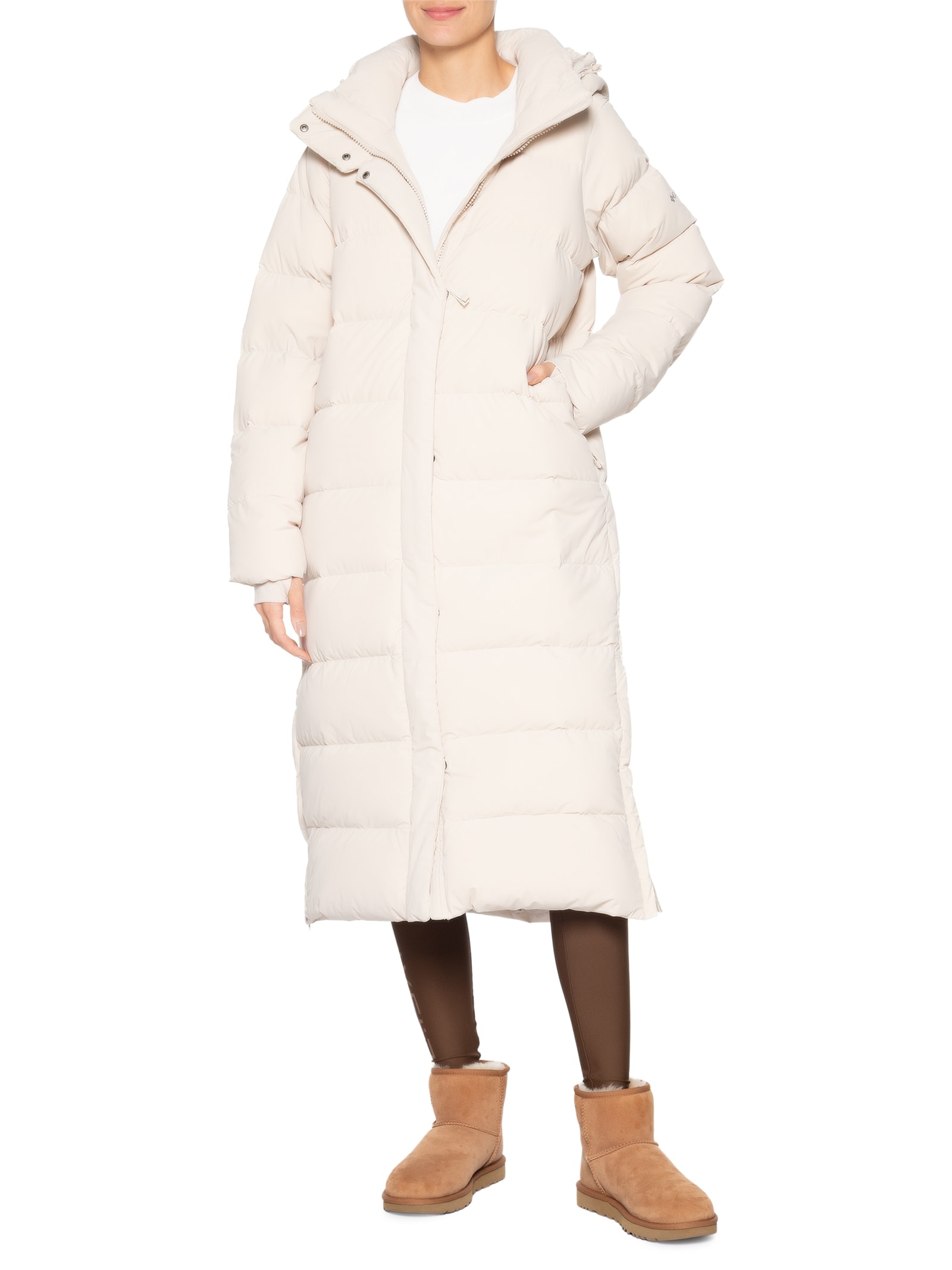 Jaqueta Feminina W Amaze Puff Long Off White Columbia