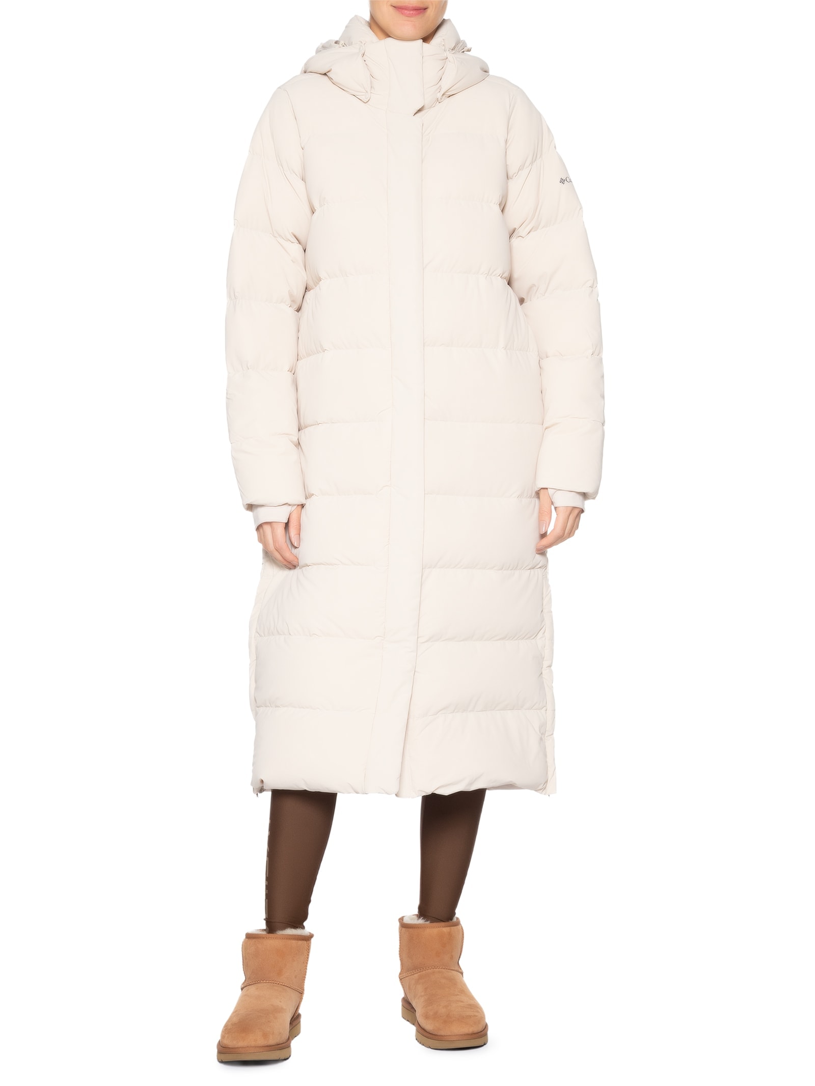 Jaqueta Feminina W Amaze Puff Long Off White Columbia