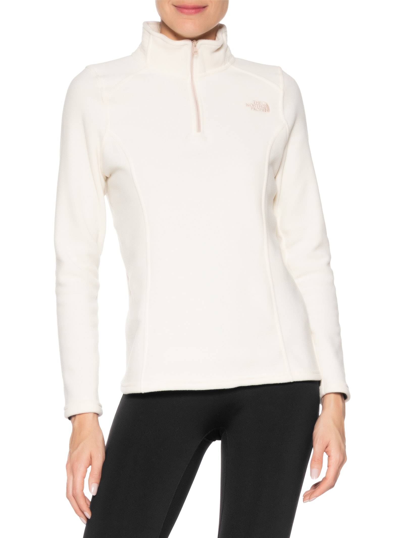 Jaqueta Feminina W Glacier 1/4 Zip Branco The North Face