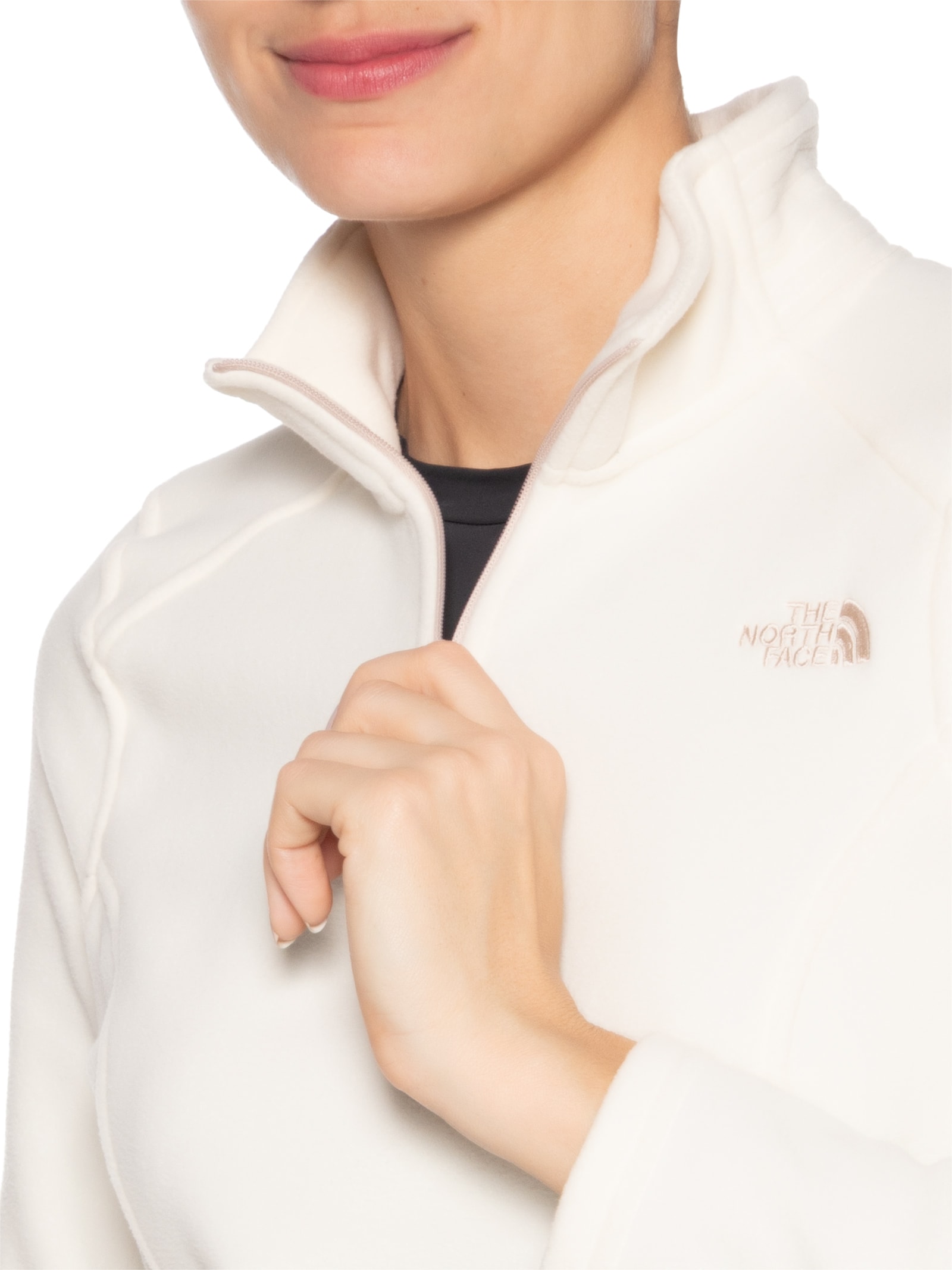Jaqueta Feminina W Glacier 1/4 Zip Branco The North Face