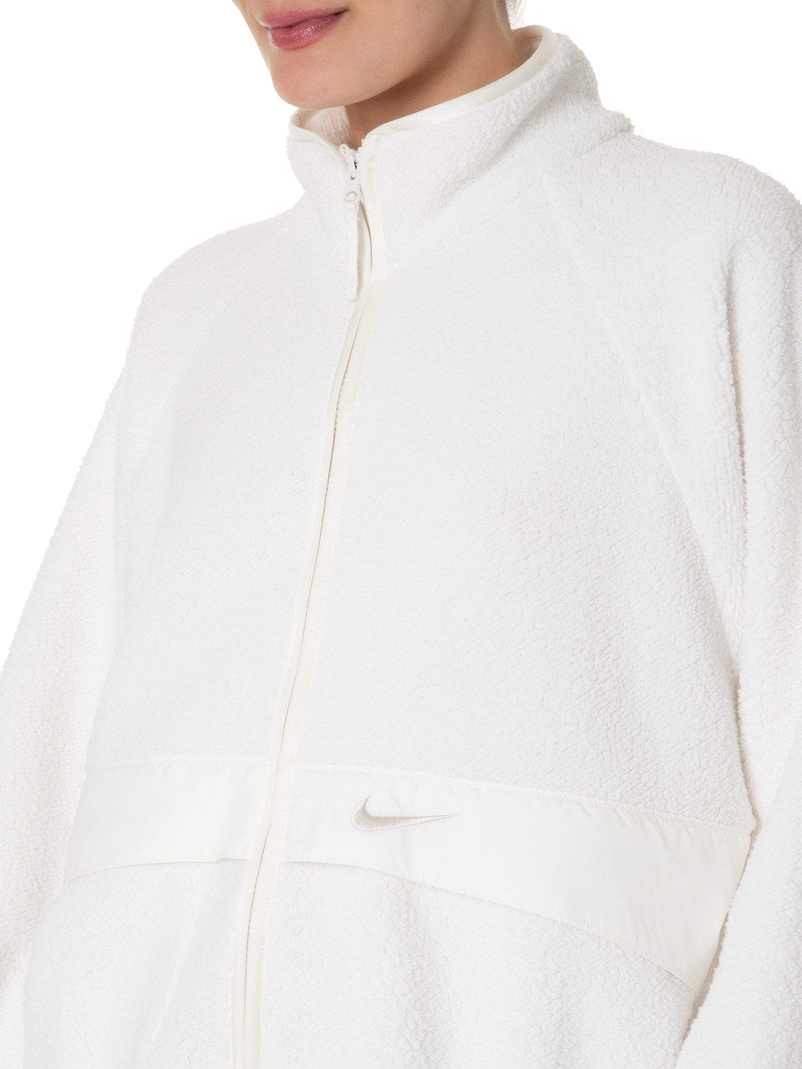 Jaqueta Feminina W Nsw Sherpa Apcu - Branco - Nike