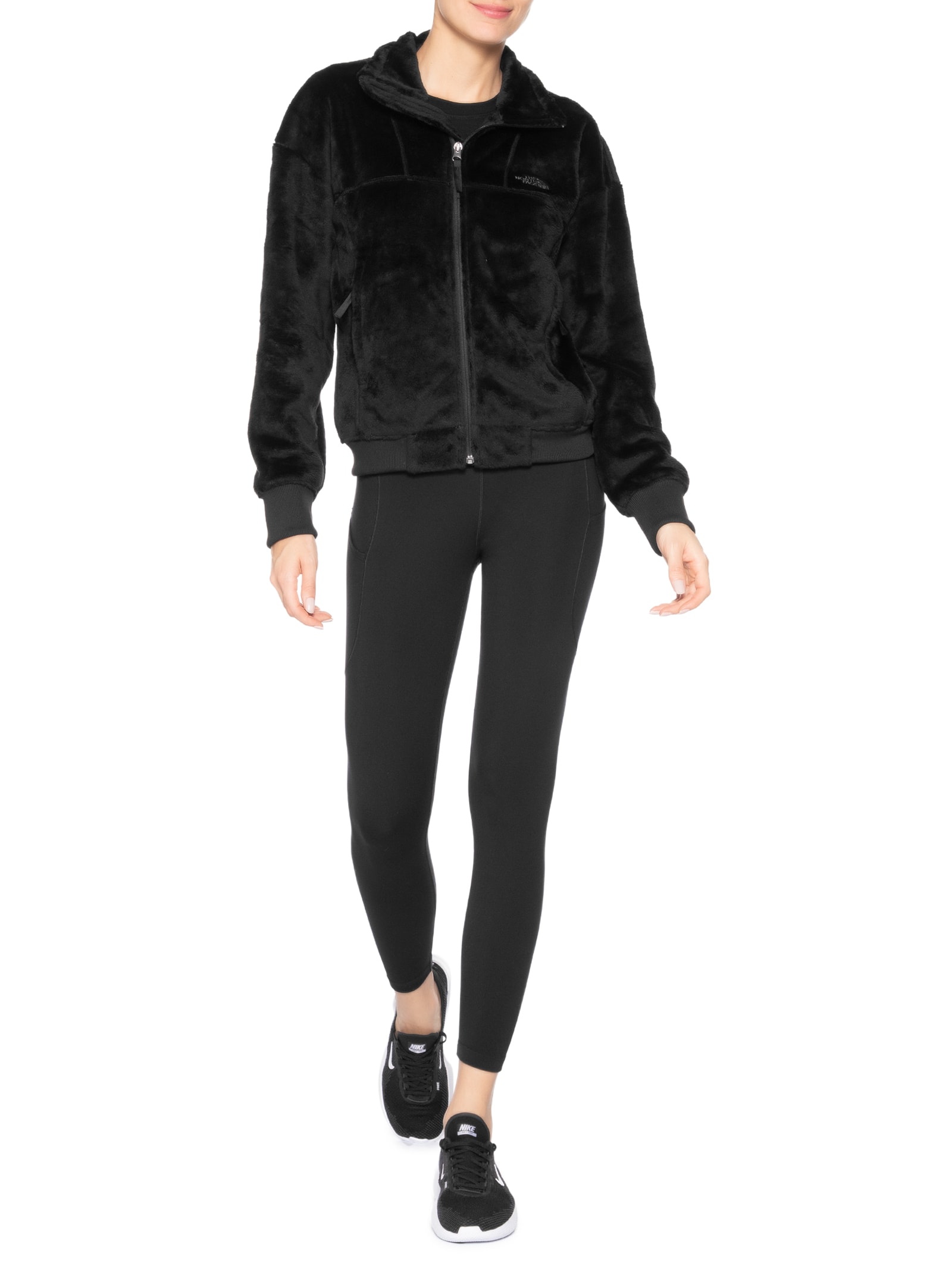 Jaqueta Feminina W Osito Lux Jacket Preto The North Face