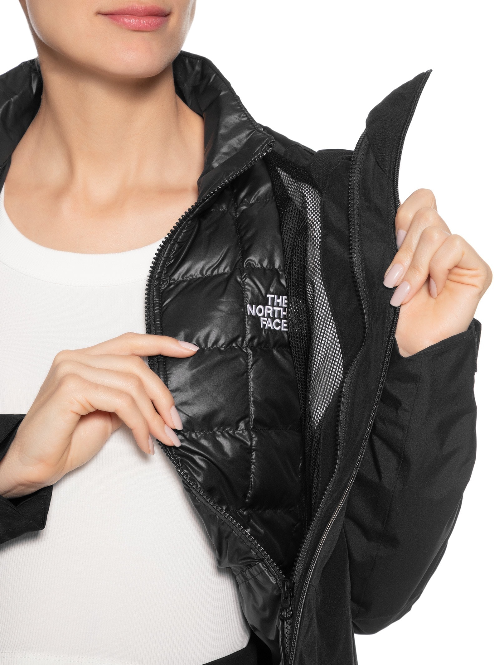Jaqueta Feminina W Thermoball Eco Snow Triclimate® Preto The North Face