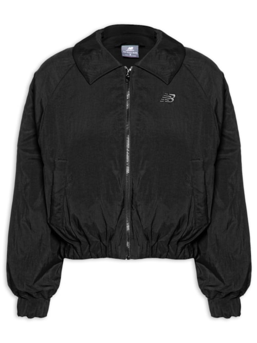 Jaqueta Feminina Woven Bomber - Preto