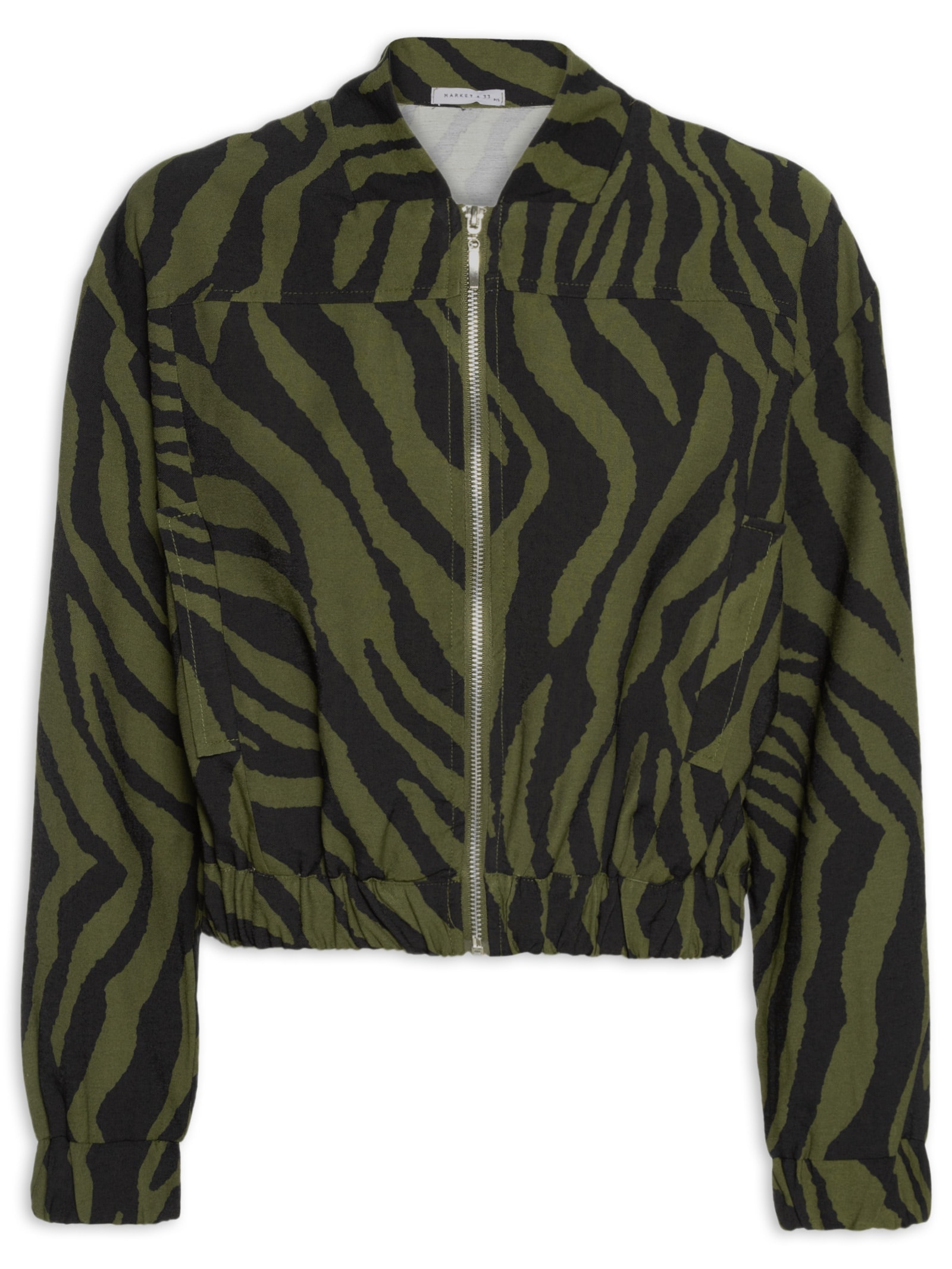 Market 33 - Jaqueta Feminina Zebra - Animal Print