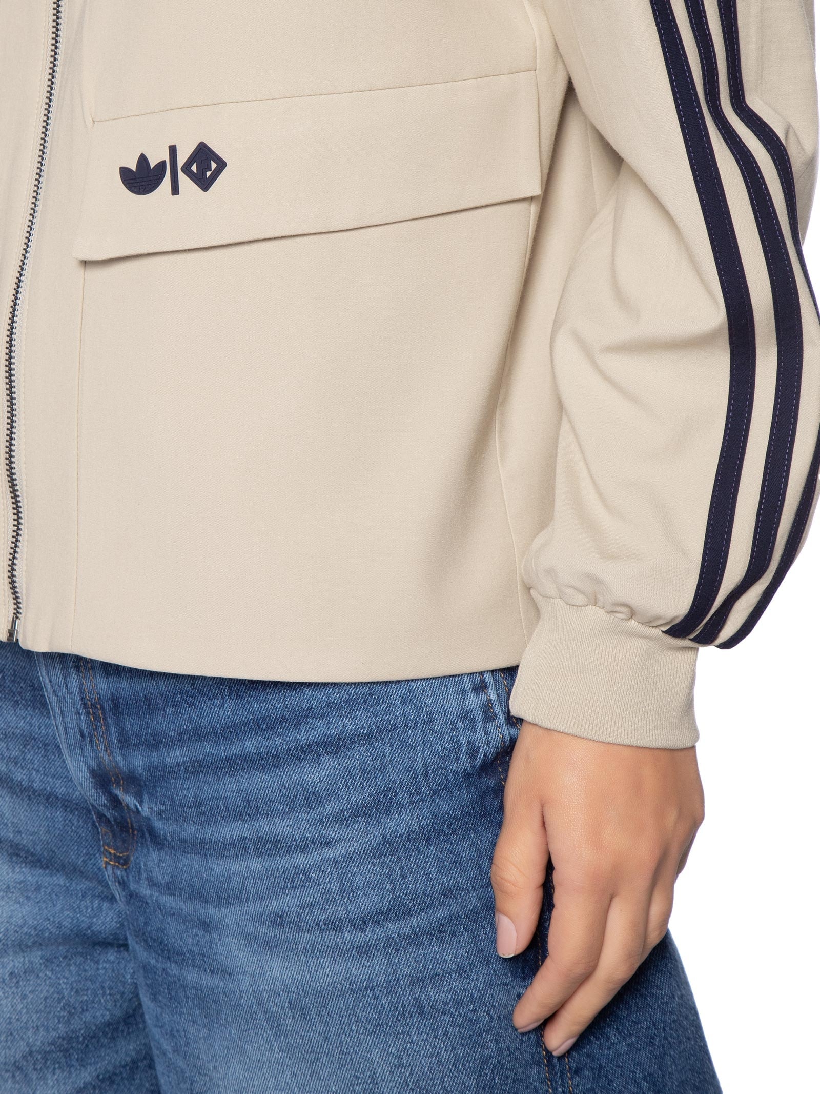 Jaqueta Feminina – Bege Forum + Adidas