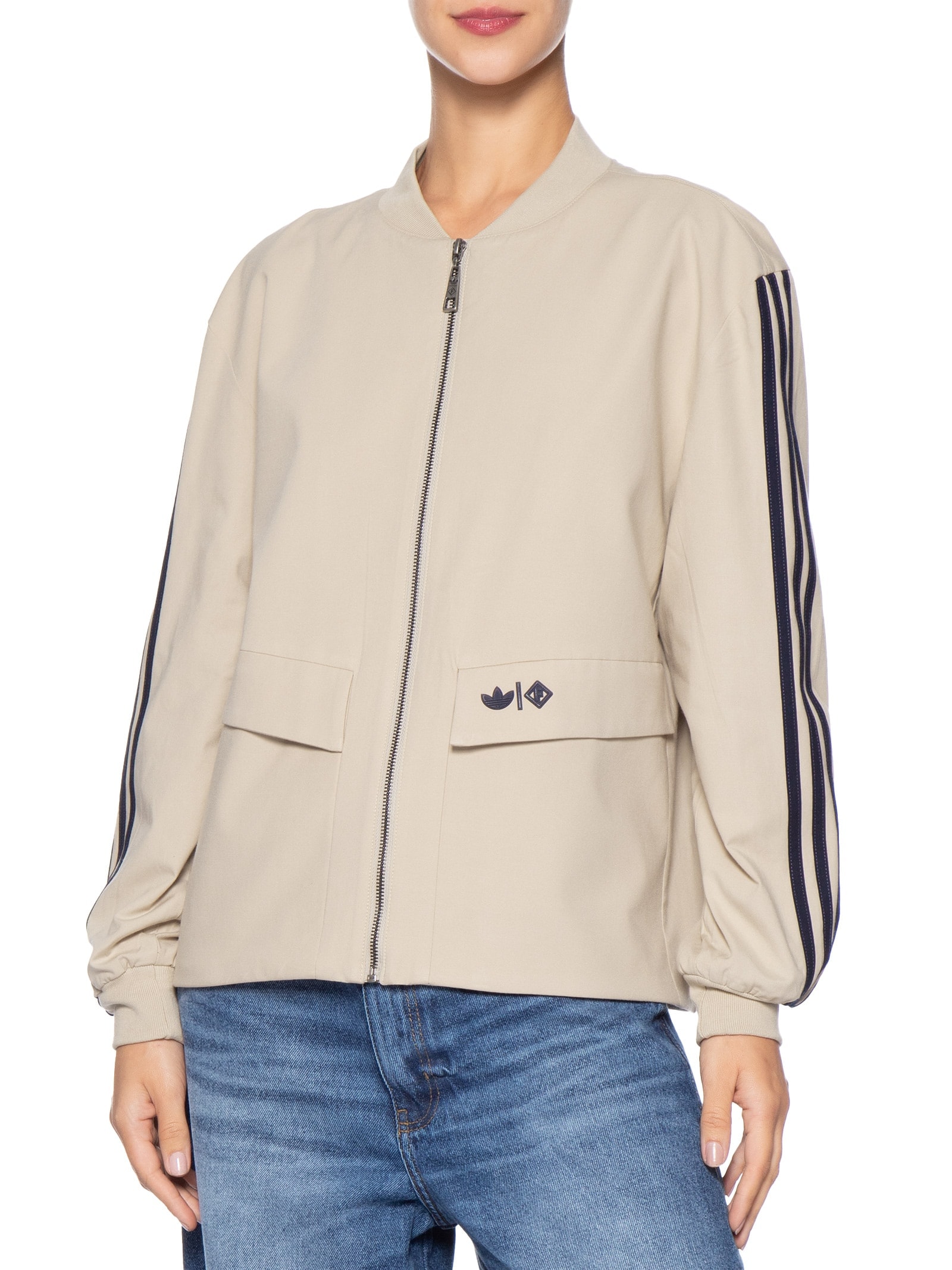 Jaqueta Feminina – Bege Forum + Adidas