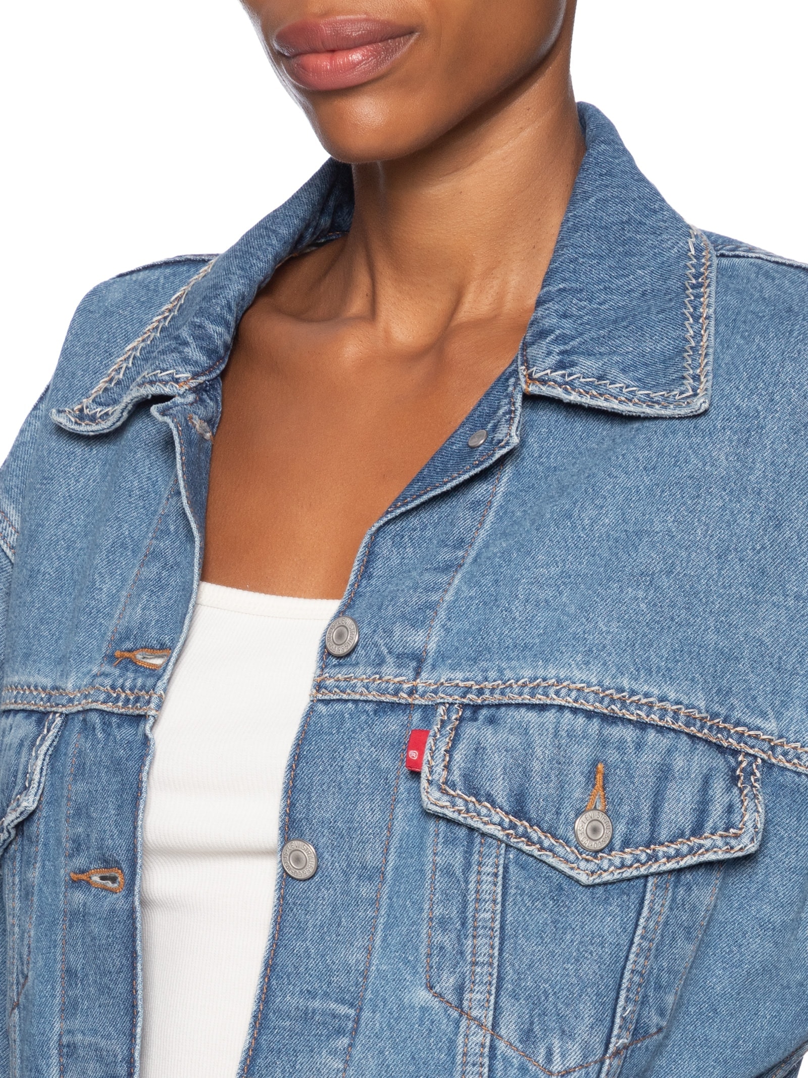 Jaqueta Jeans Feminina 90'S Trucker Azul Levi's