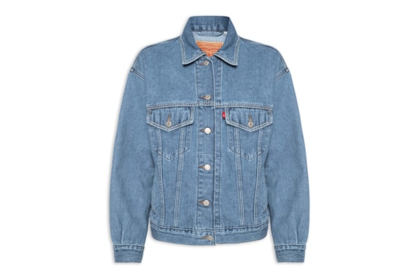 Jaqueta Jeans Feminina 90'S Trucker - Azul