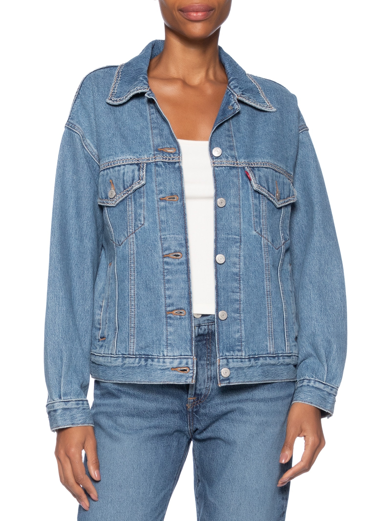 Jaqueta Jeans Feminina 90'S Trucker Azul Levi's