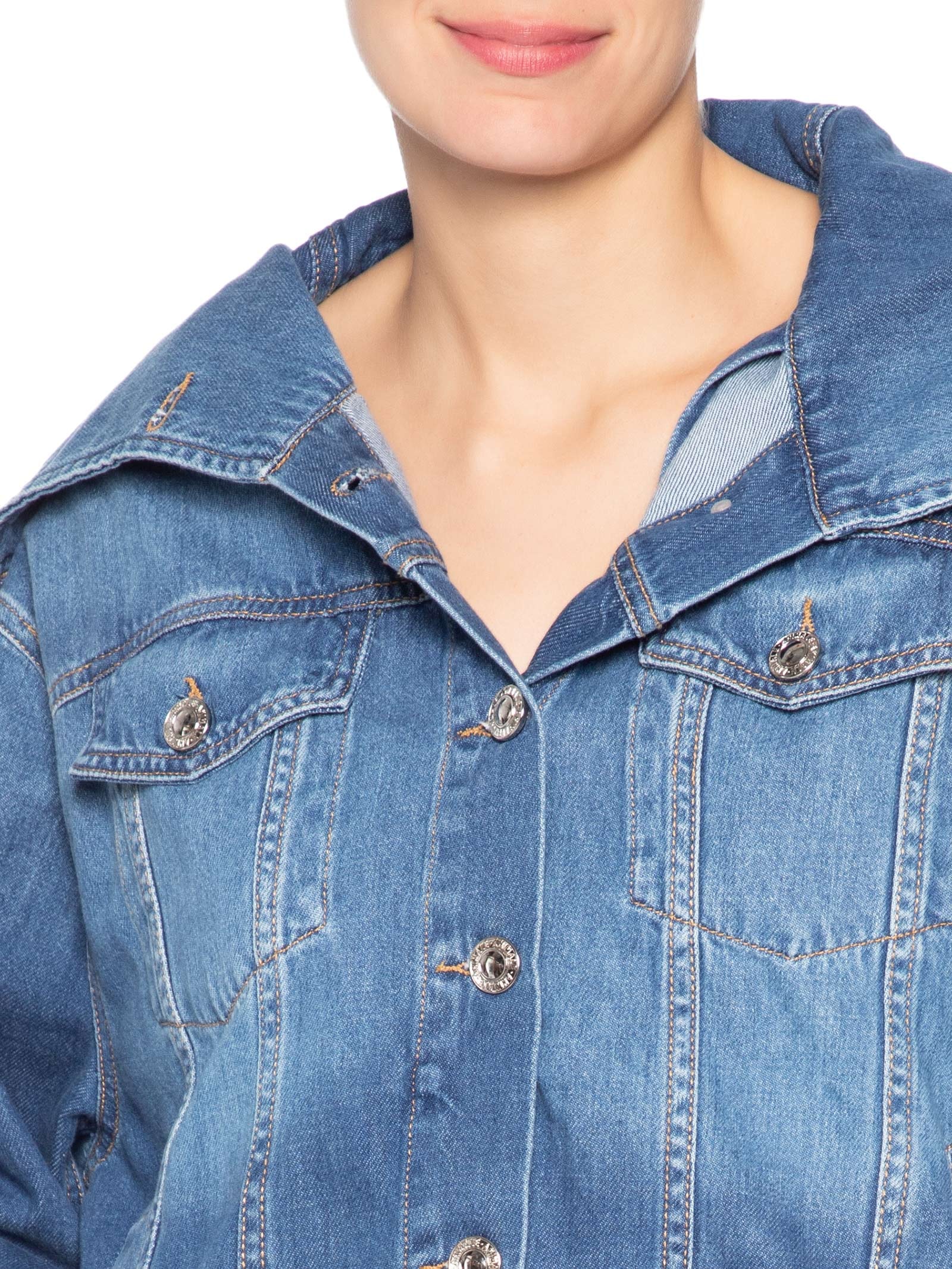 Jaqueta Jeans Feminina Baloné – Azul Animale