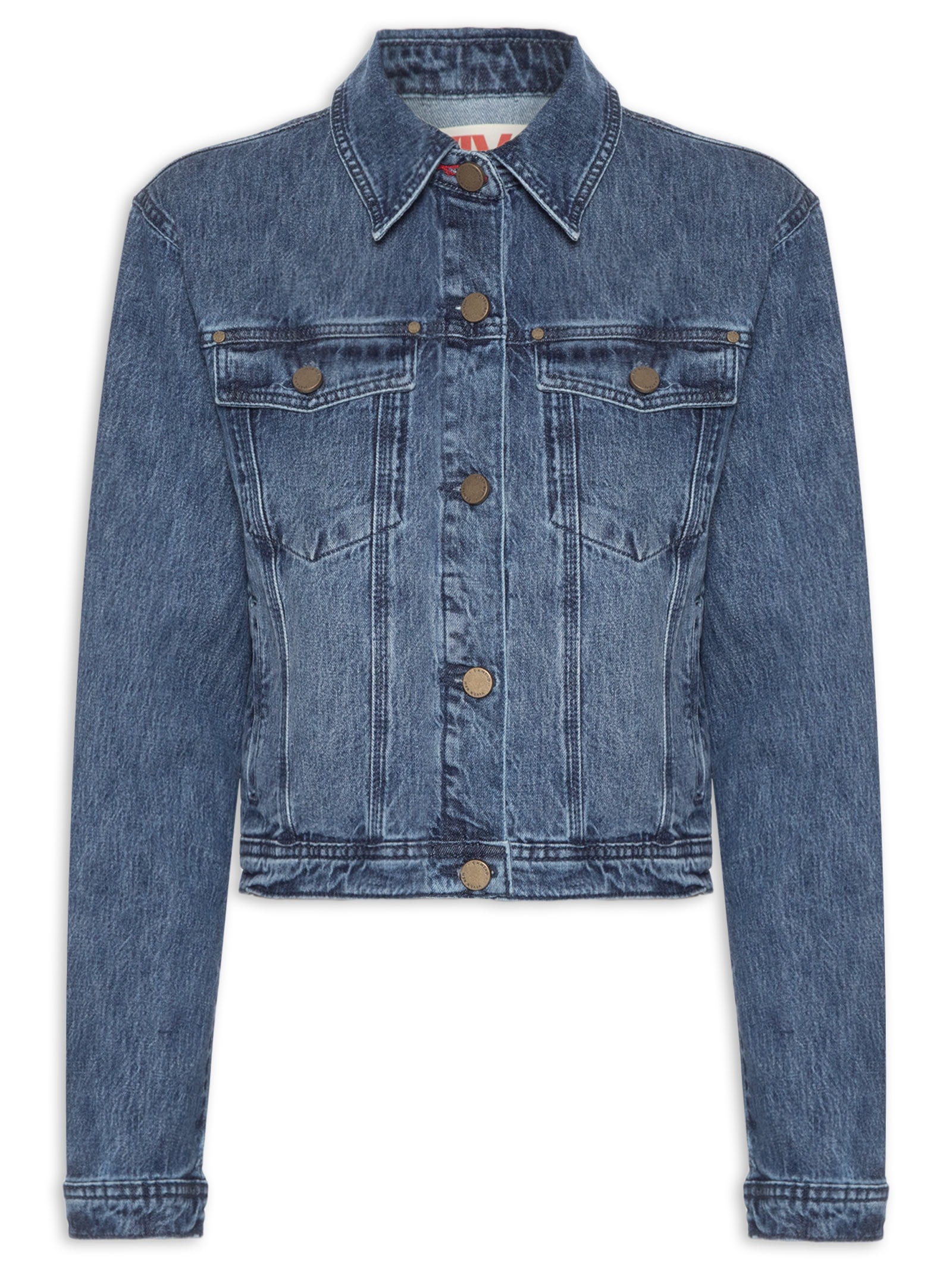 Jaqueta Jeans Feminina Basic Azul Cantão