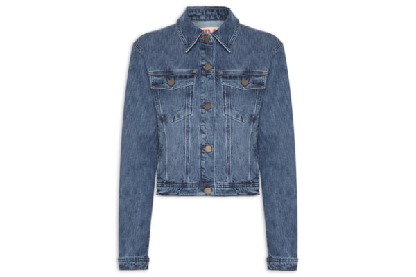 Jaqueta Jeans Feminina Basic - Azul