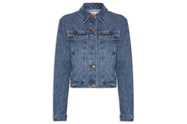 Jaqueta Jeans Feminina Basic - Azul