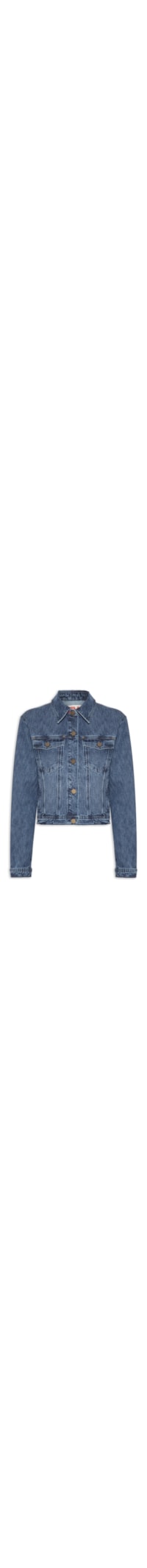 Jaqueta Jeans Feminina Basic - Azul