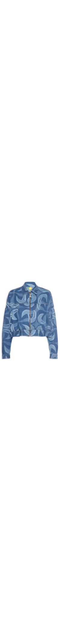 Jaqueta Jeans Feminina Laser Tuca Tropical – Azul