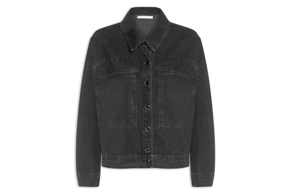 Jaqueta Jeans Feminina - Preto