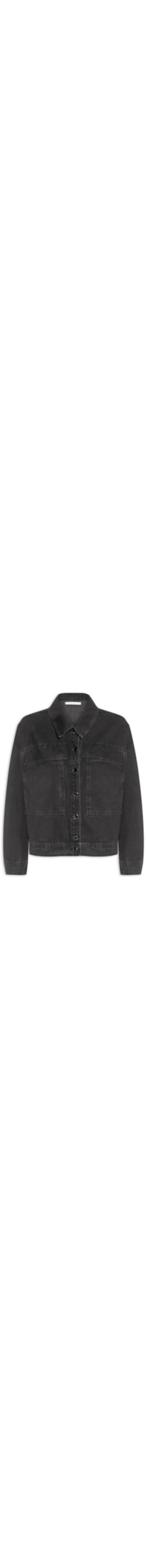 Jaqueta Jeans Feminina - Preto