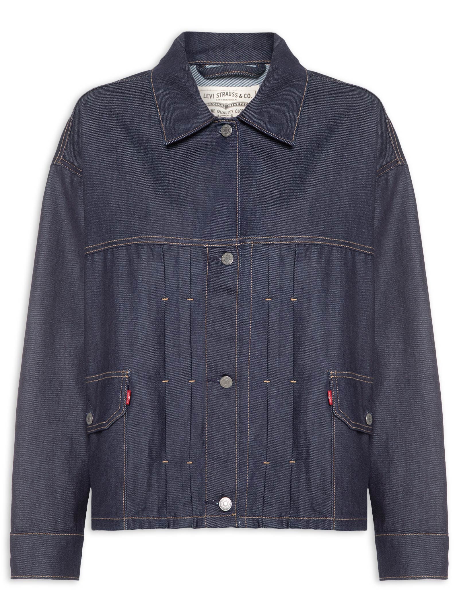 Jaqueta Jeans Feminina Wellthread Iris Type Azul Levi's