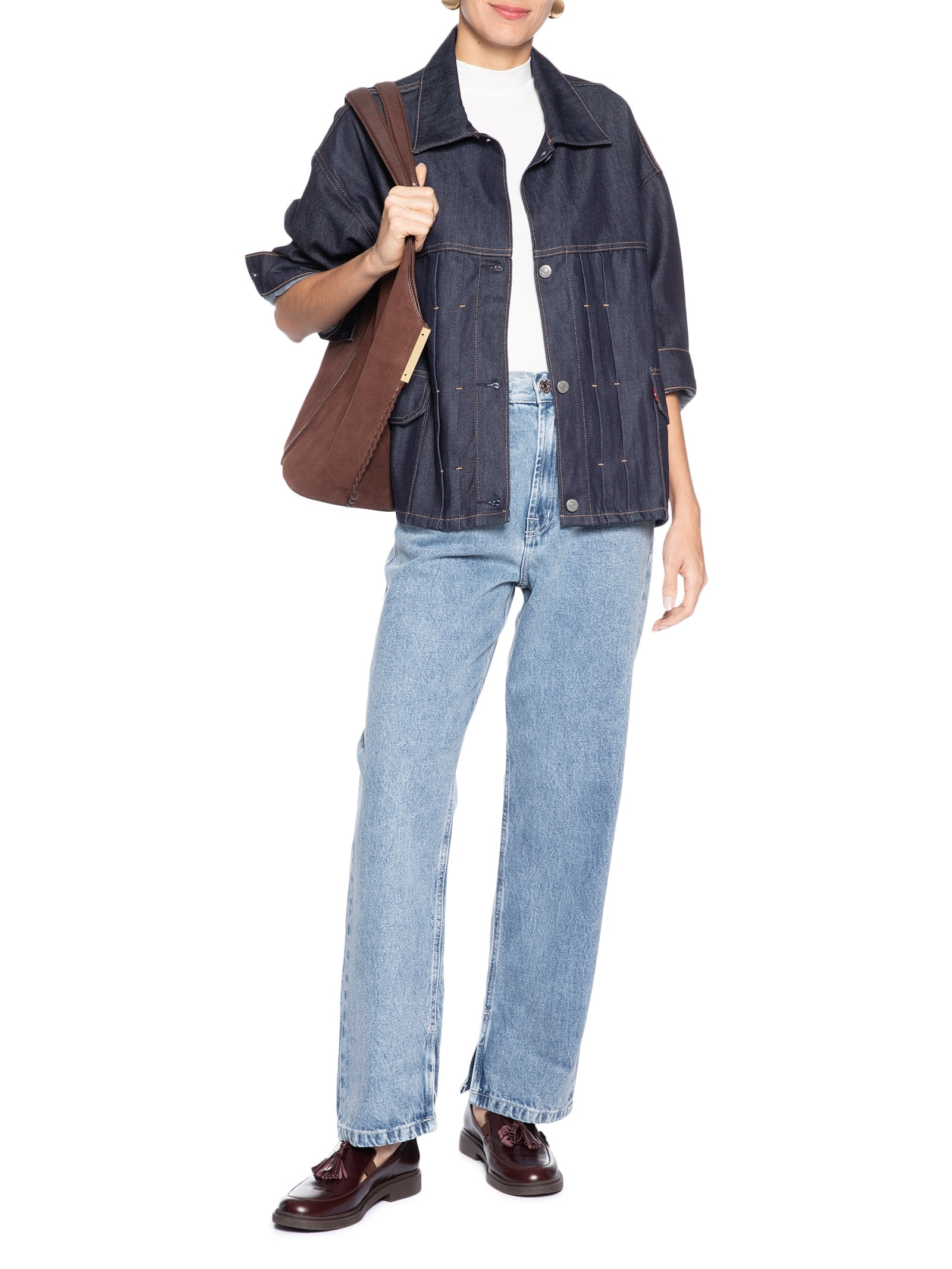 Jaqueta Jeans Feminina Wellthread Iris Type Azul Levi's