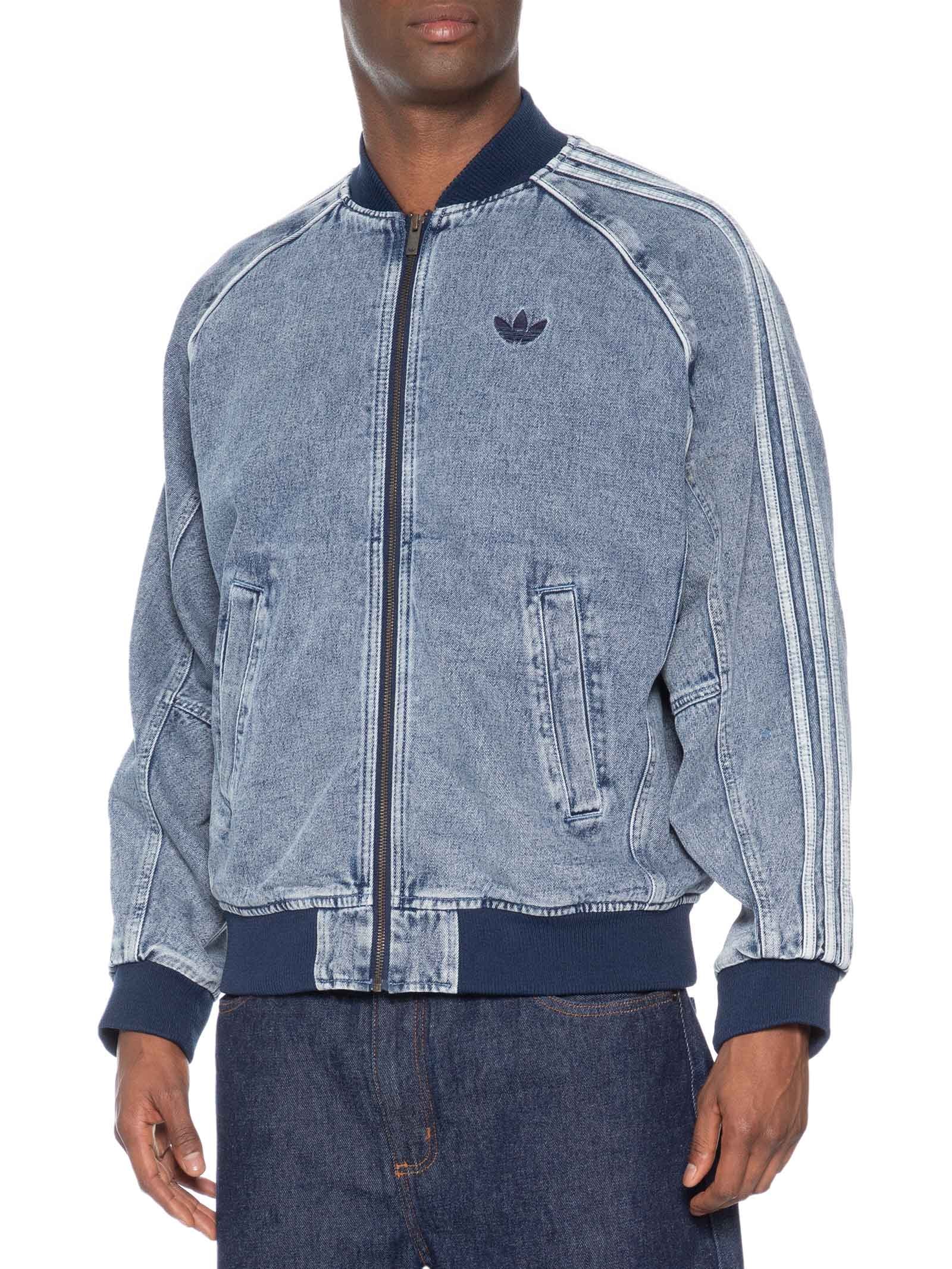 Jaqueta Jeans Masculina Classic Street Azul Adidas Originals
