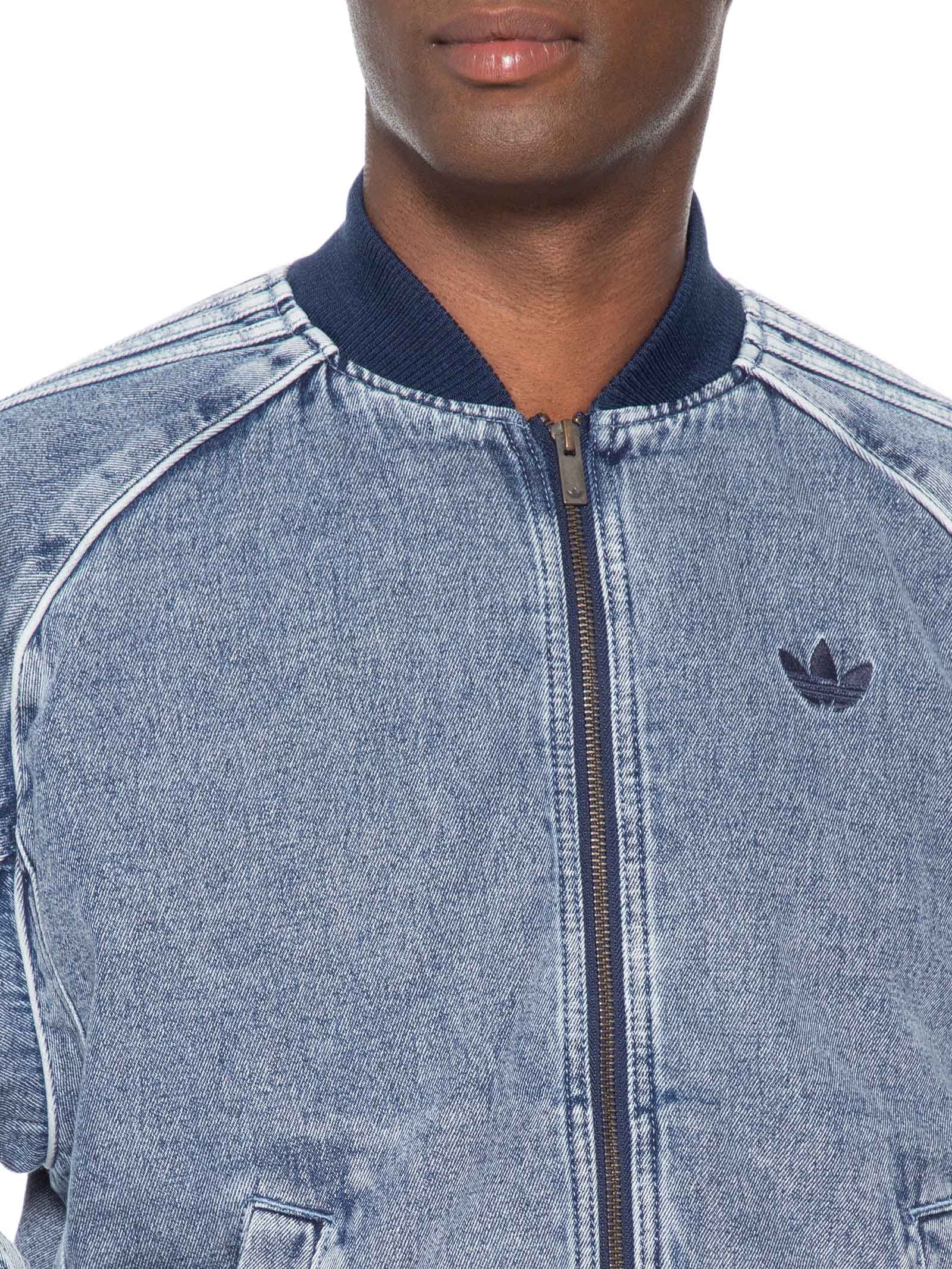 Jaqueta Jeans Masculina Classic Street Azul Adidas Originals