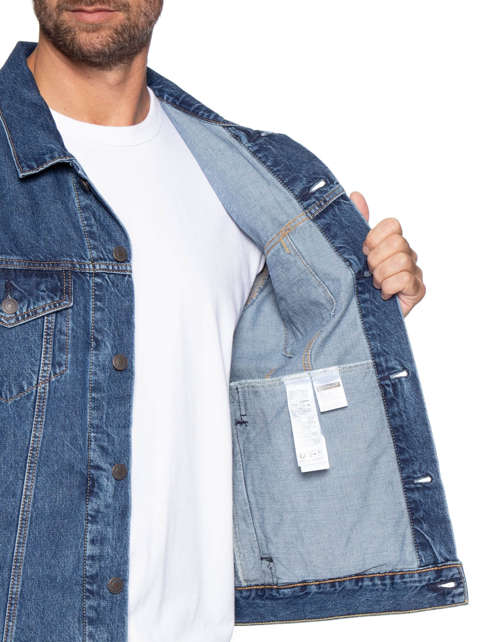 Jaqueta Jeans Masculina Relaxed Fit Trucker Azul Levi's