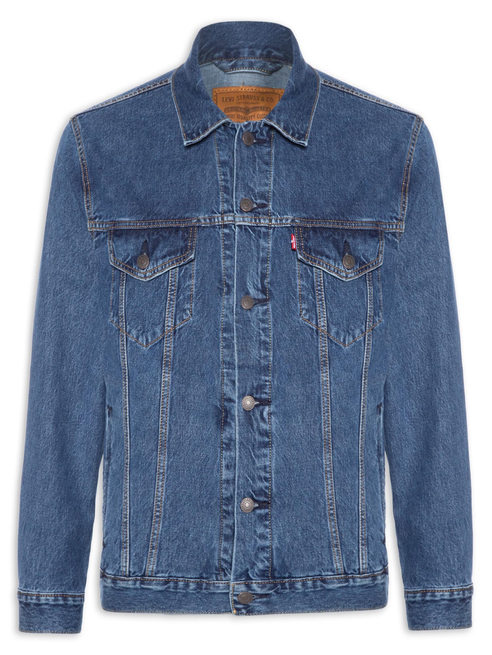 Jaqueta Jeans Masculina Relaxed Fit Trucker Azul Levi's