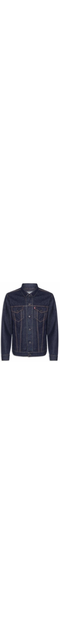 Jaqueta Jeans Masculina Relaxed Fit Trucker - Azul
