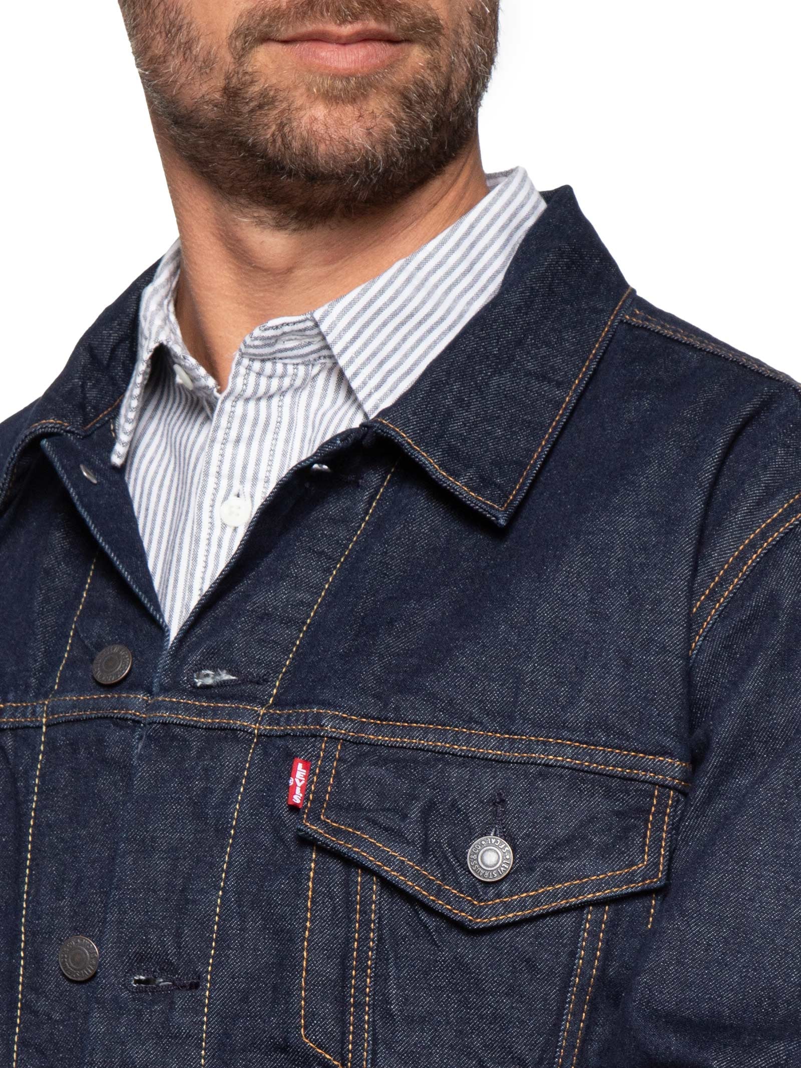 Jaqueta Jeans Masculina Relaxed Fit Trucker Azul Levi's