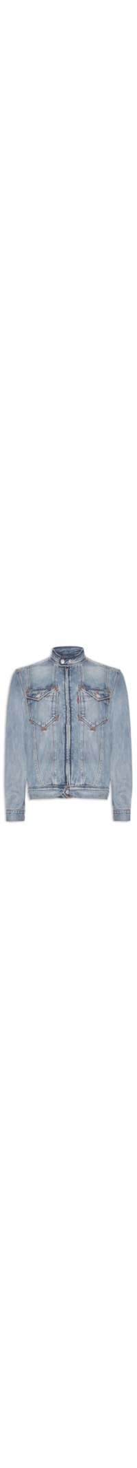 Jaqueta Jeans Masculina Relaxed Fit Twisted Moto – Azul