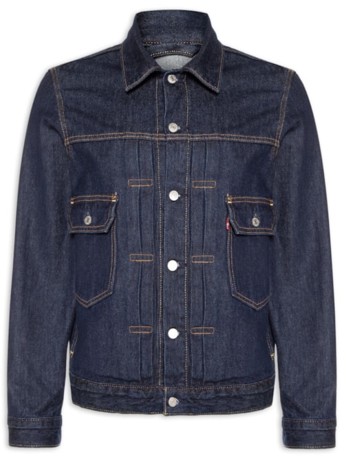 Jaqueta Jeans Masculina Trucker Type II – Azul