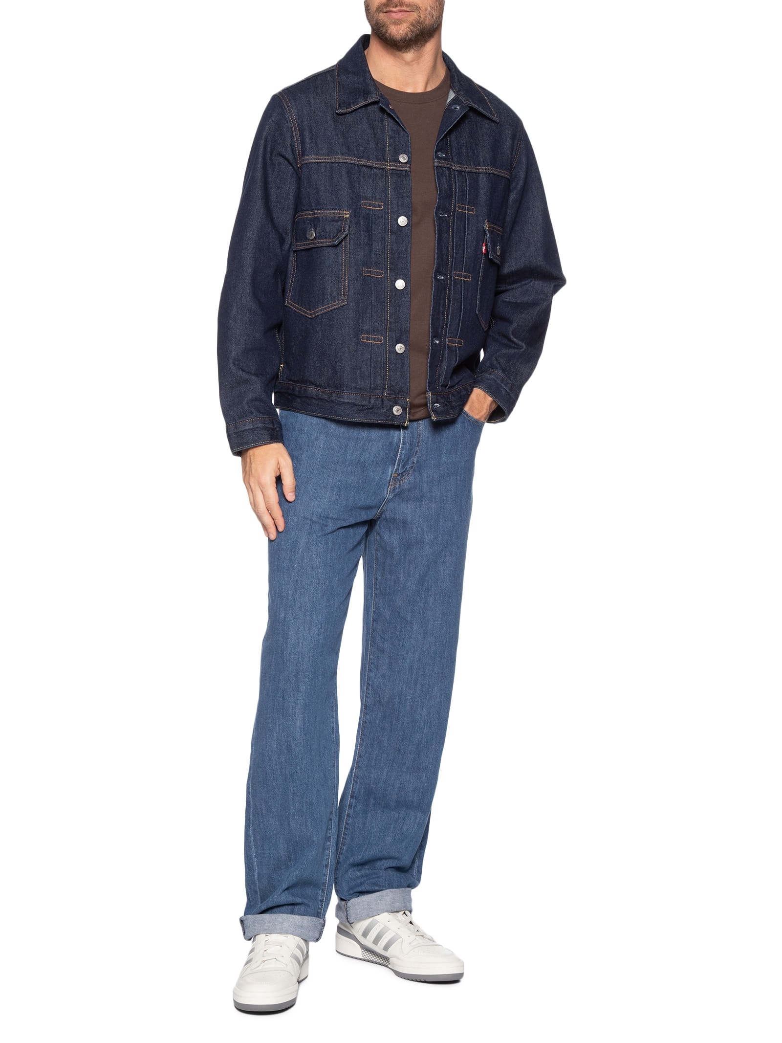 Jaqueta Jeans Masculina Trucker Type II Azul Levi's