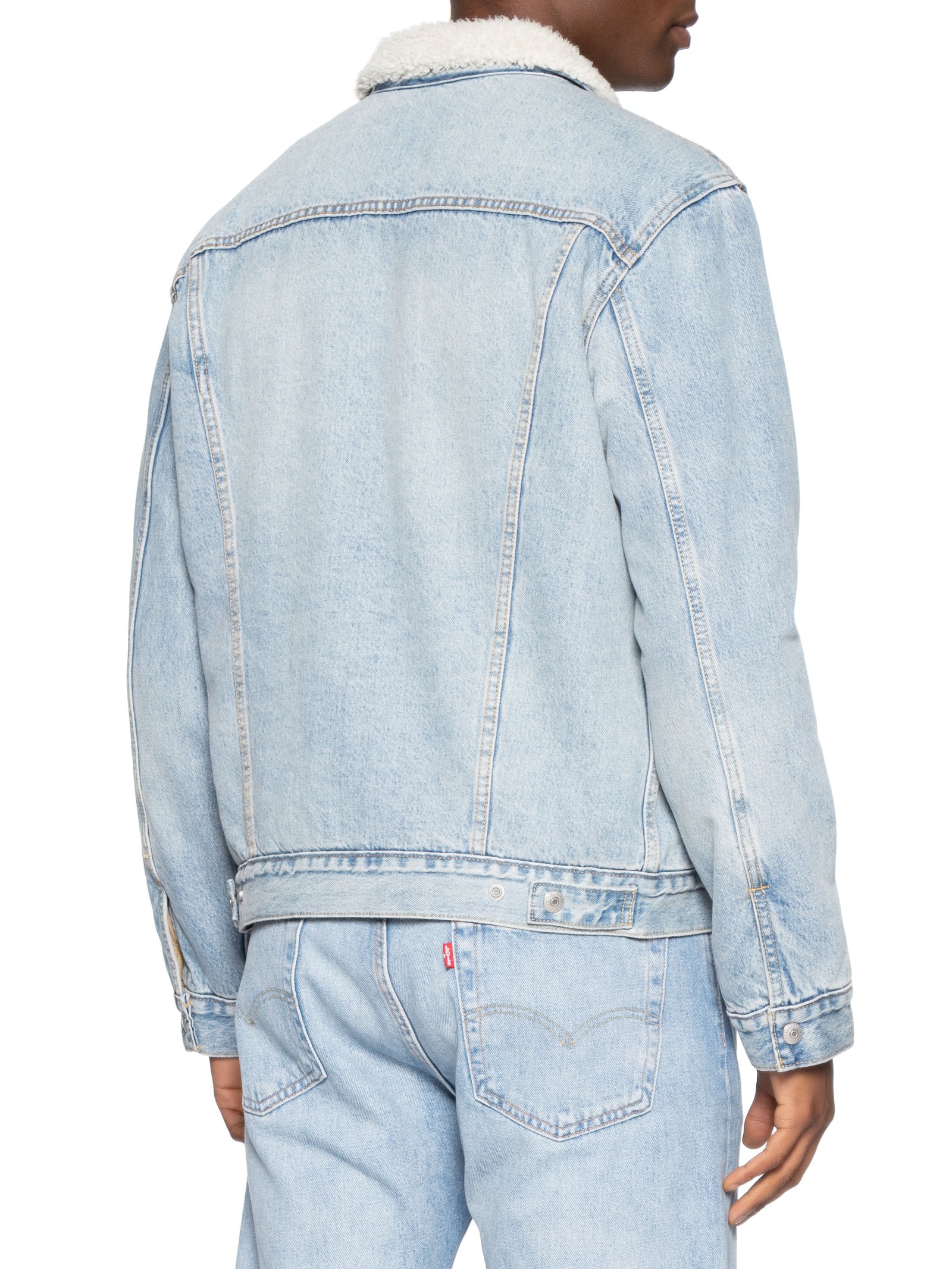 Jaqueta Jeans Masculina Type 3 Sherpa Trucker – Azul Levi's