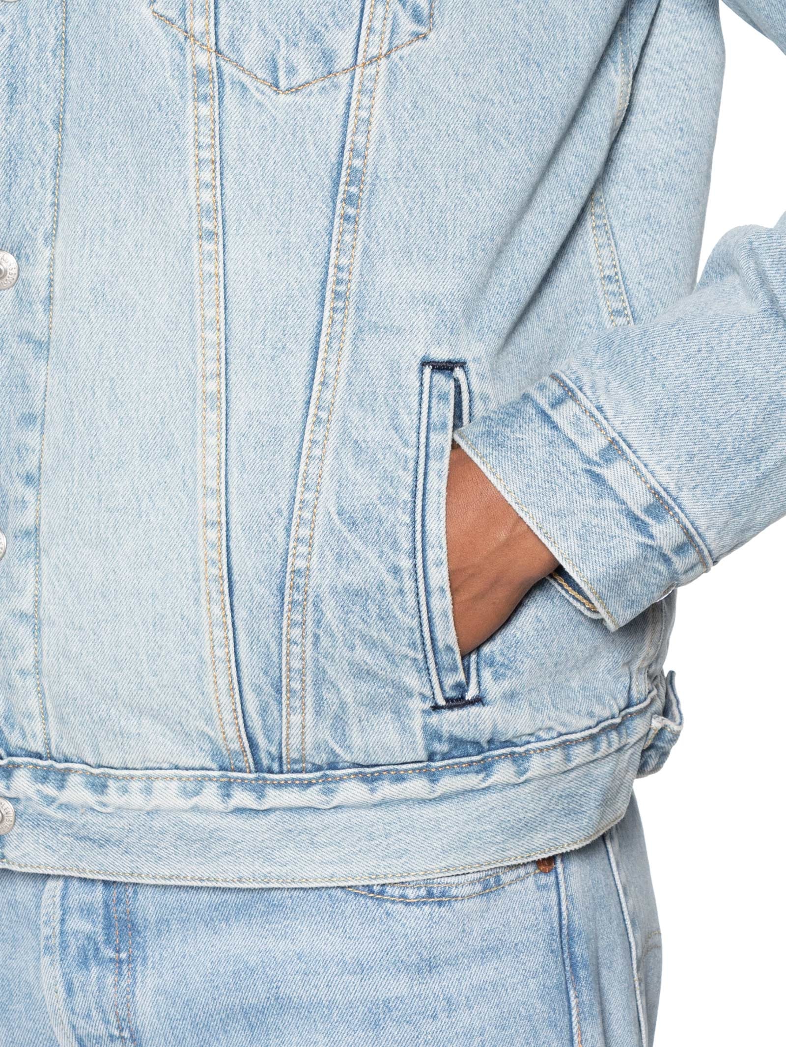 Jaqueta Jeans Masculina Type 3 Sherpa Trucker – Azul Levi's