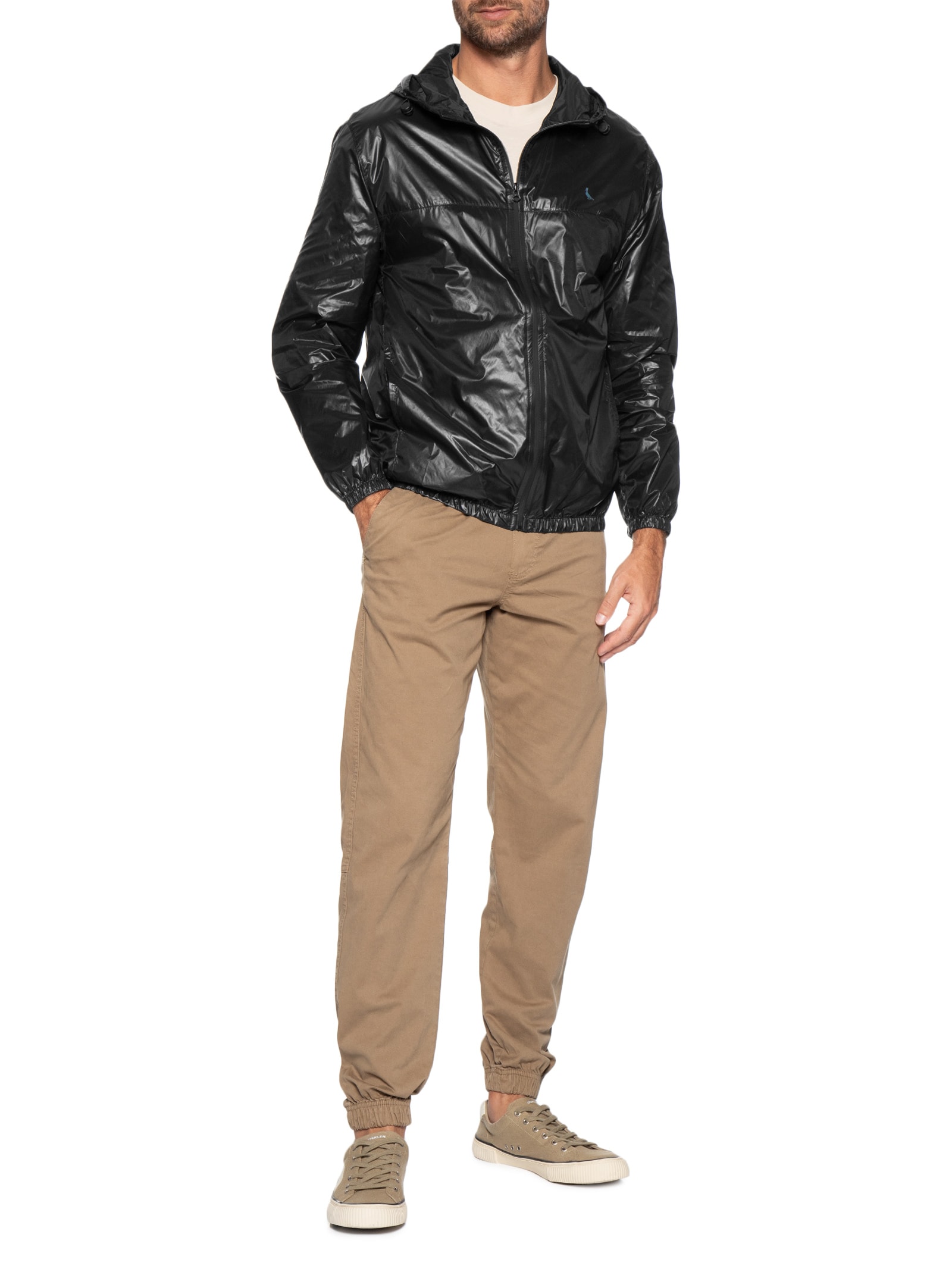 Jaqueta Maculina Corta Vento One Preto Reserva