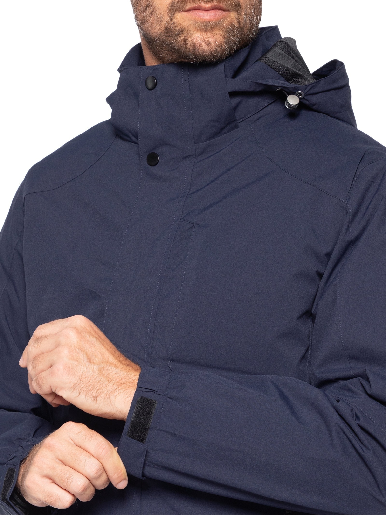 Jaqueta Masculina 3 Em 1 Impermeável Azul '2 Essential