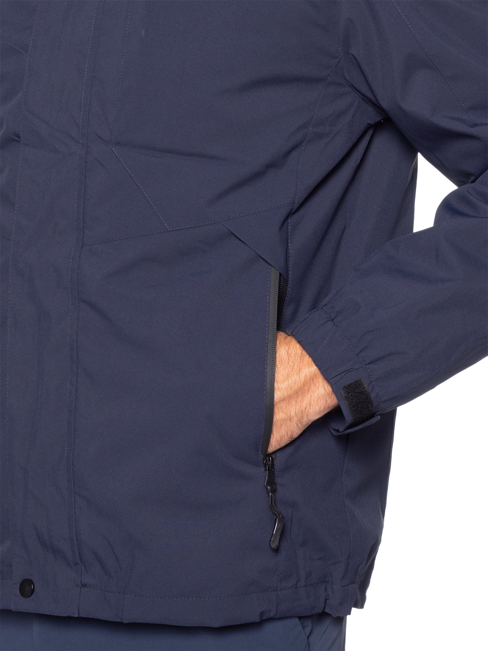 Jaqueta Masculina 3 Em 1 Impermeável Azul '2 Essential