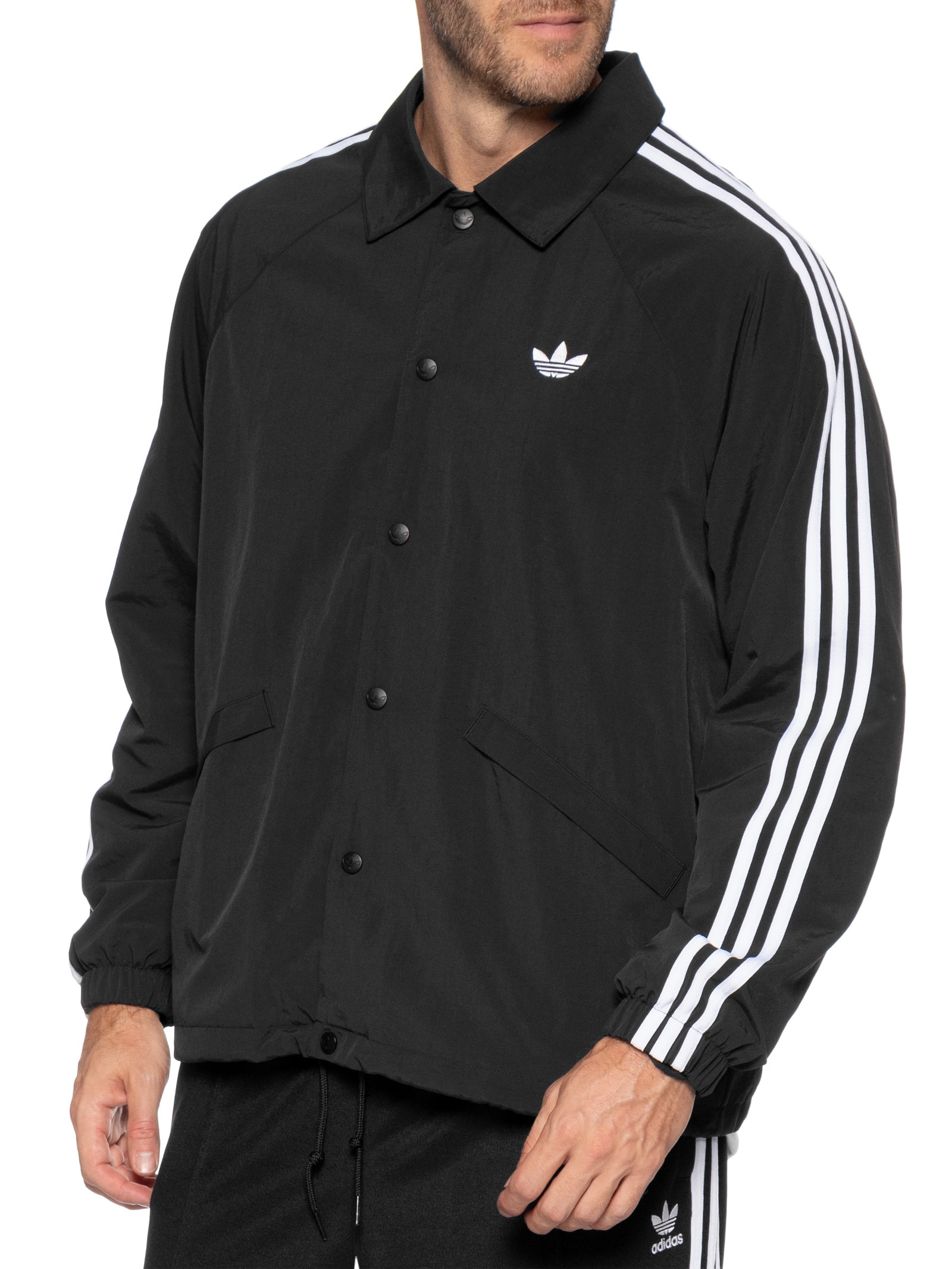 Jaqueta Masculina 3 Stripes Preto Adidas Originals