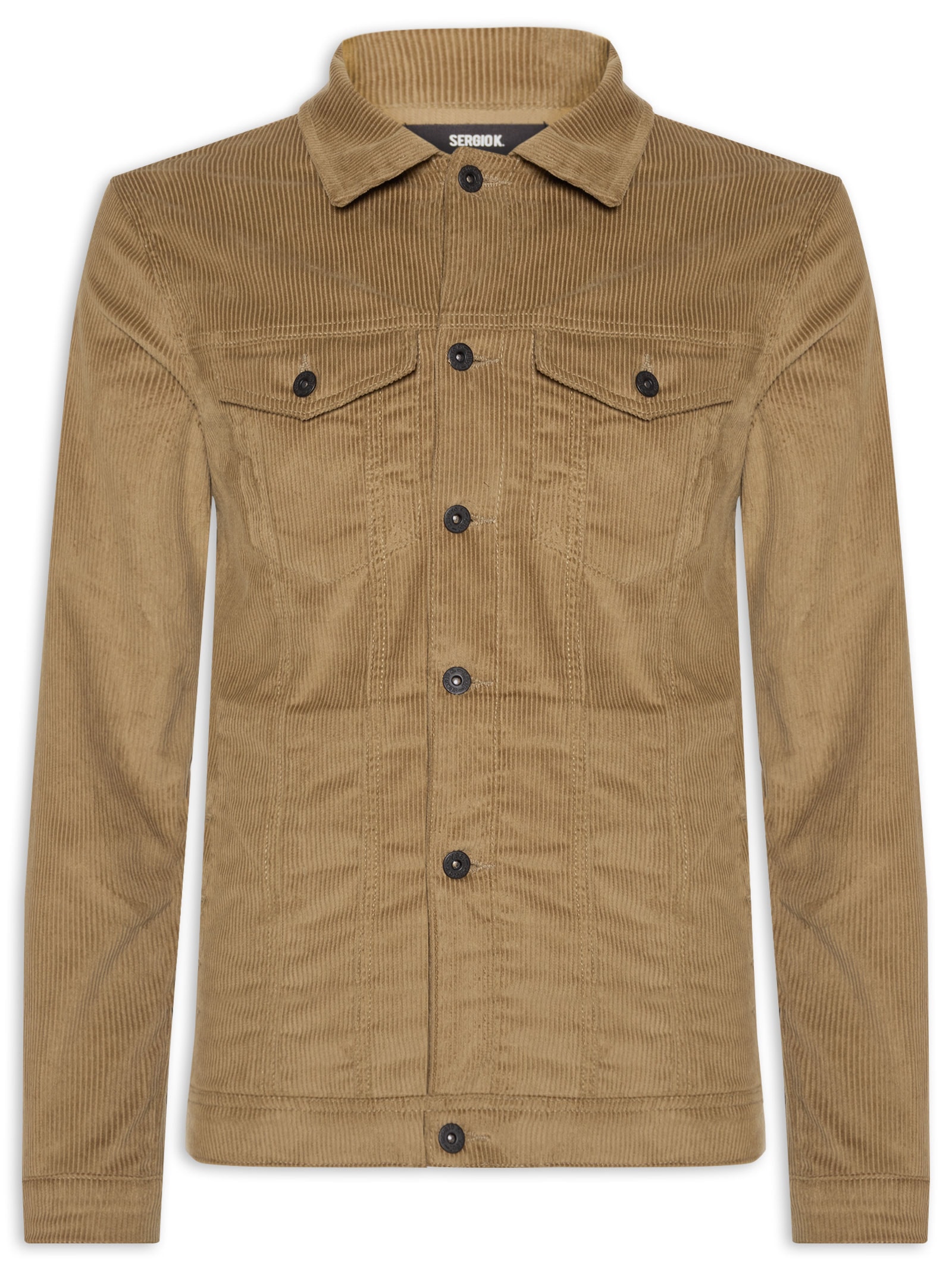 Jaqueta Masculina 5 Pockets Cotelê Marrom Sergio K