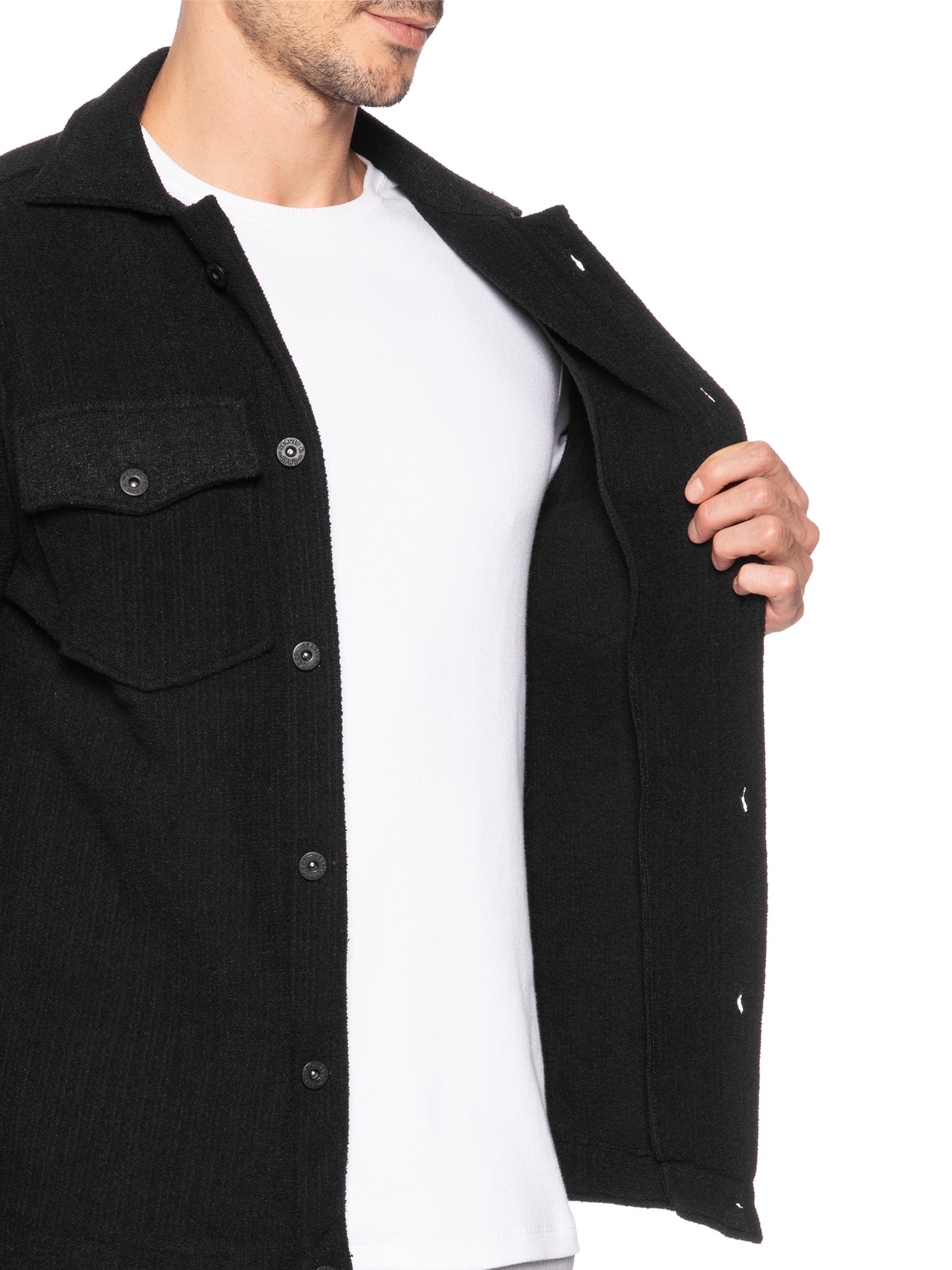 Jaqueta Masculina 5 Pockets Preto Sergio K